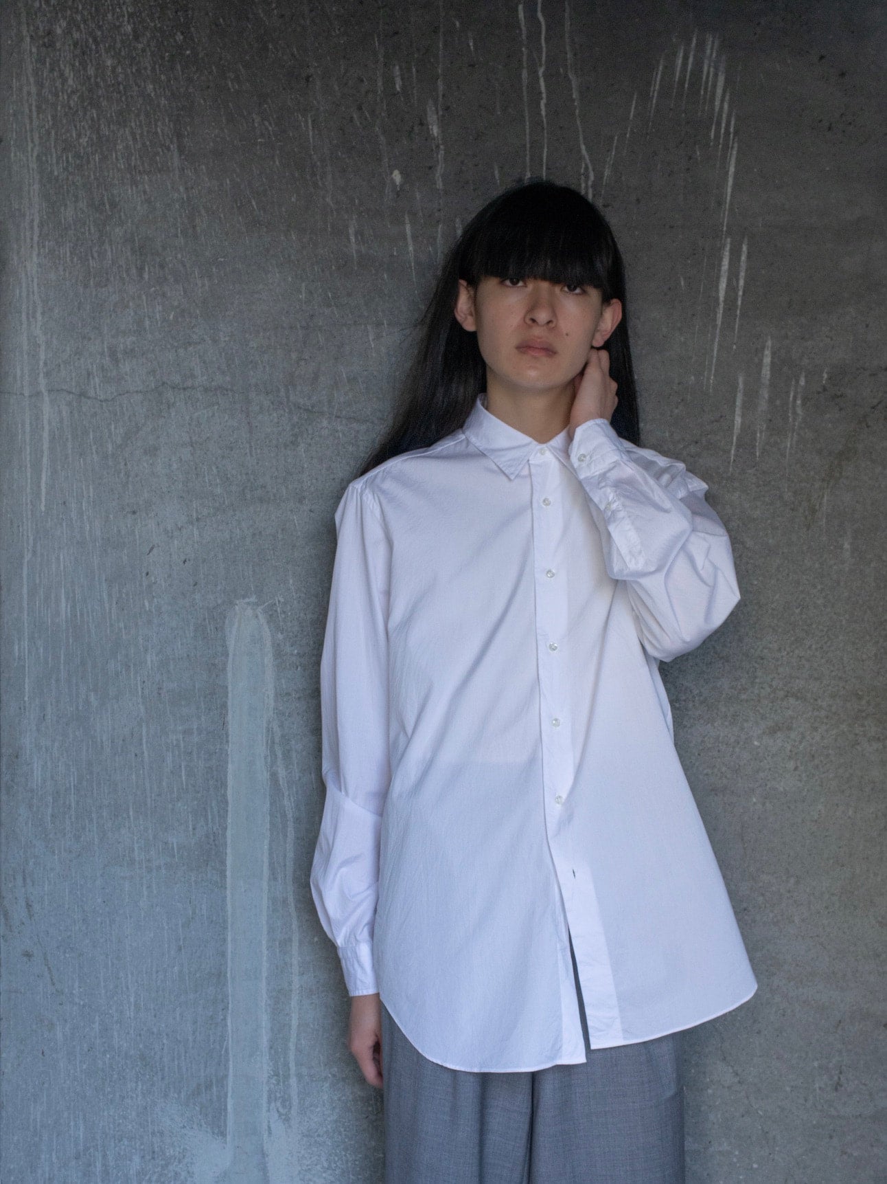 HIKARU' REGULAR COLLAR PURE NAKED SHIRT - BROAD COTTON 1.4.0